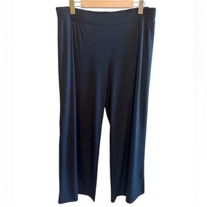 IMAN Black Global Chic Slinky Pants Sz XLP